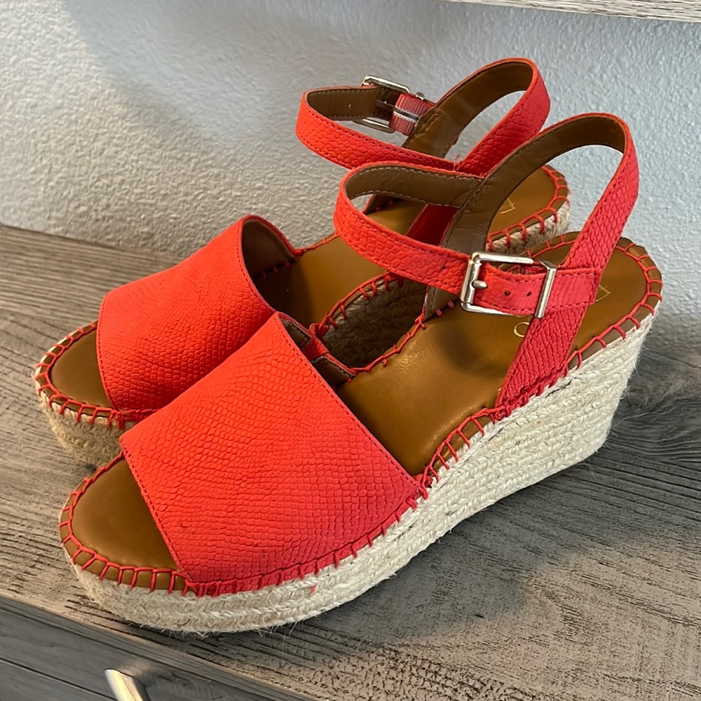 Franco Sarto Espadrille Platform NEW